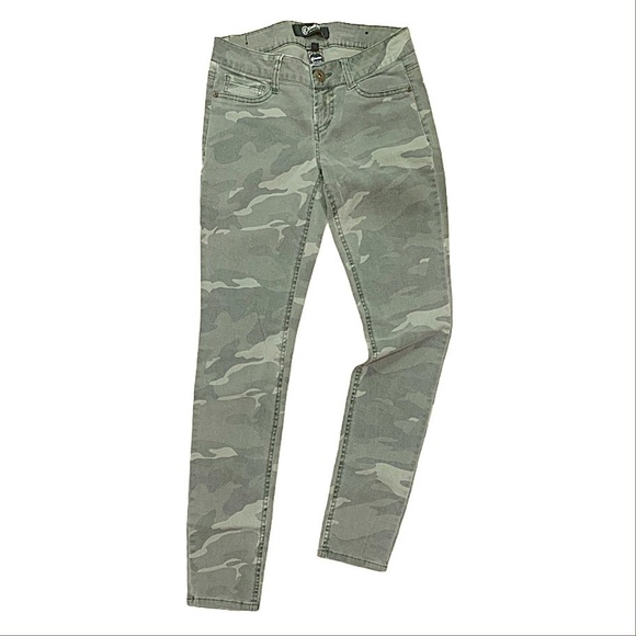 REWASH Jeans Camo-print Jeans Juniors Size 1 - Picture 2 of 16